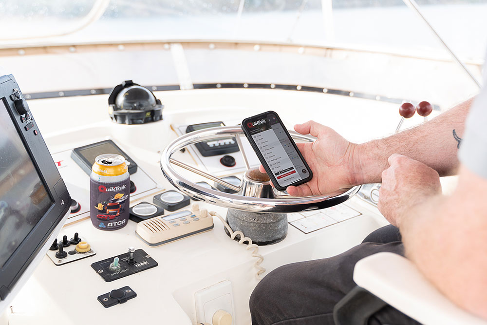 Boat GPS tracking app software - Quiktrak